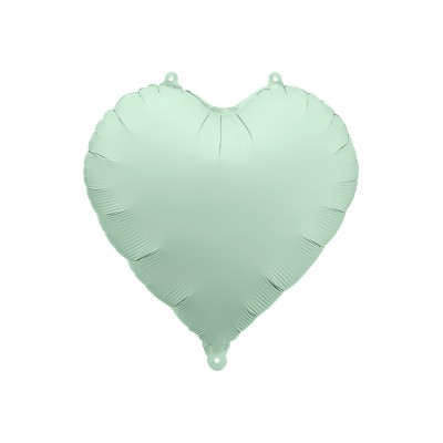 Balon serce zielony
