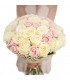 Bukiet "40 pastelowych róż"