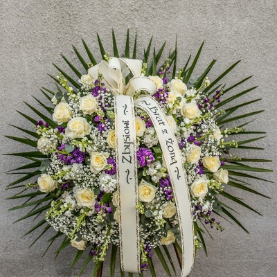 Wieniec pogrzebowy "Delikatny"